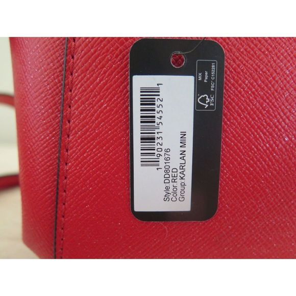 Guess SE801676 Women's Red Karlan Mini Crossbody Bag Purse Satchel - Picture 10 of 13